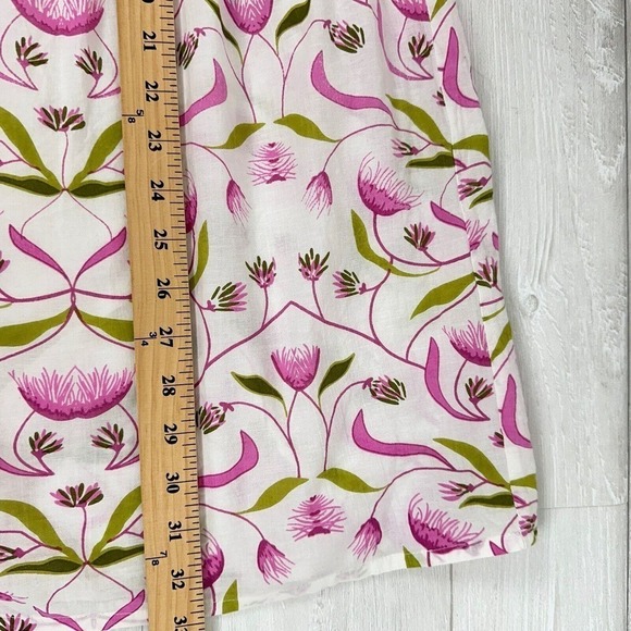 Monsoon and Beyond Estella Midi Dress Size Medium Mangrove Pink Floral Handmade - Picture 15 of 16